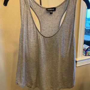 Bebe flow cropped tank